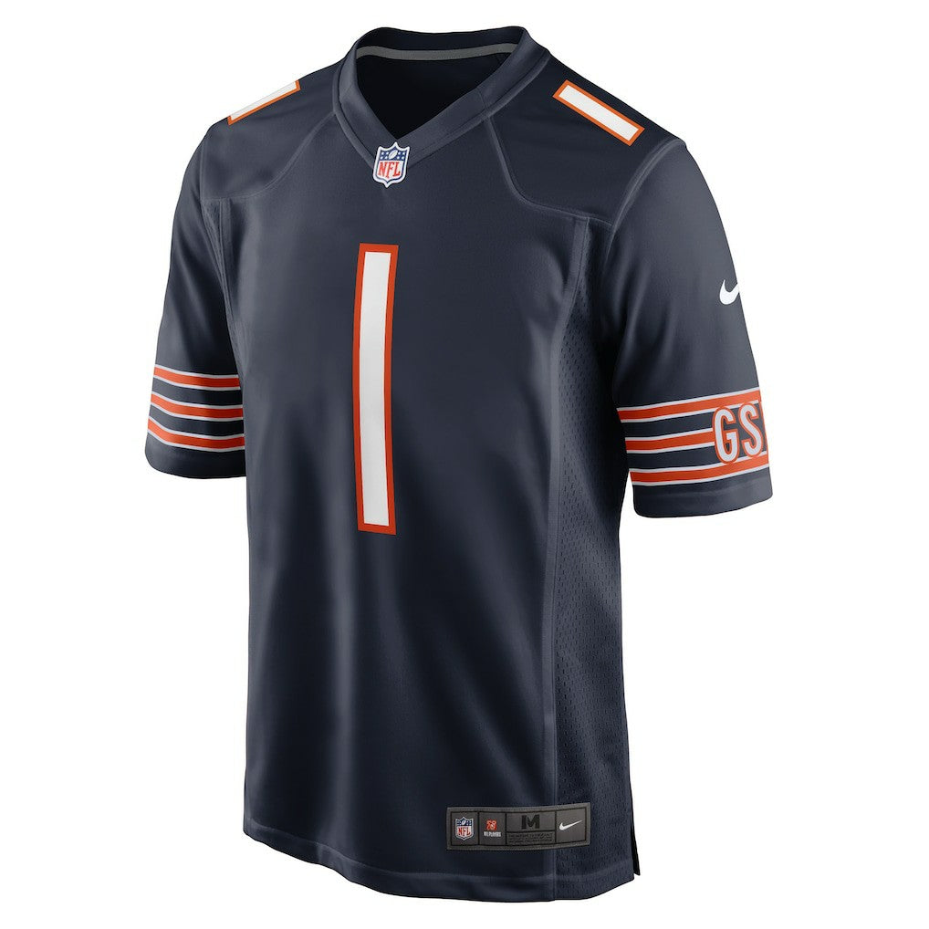 Chicago Bears Number 1 Groom  Game Jersey | NFL Hot