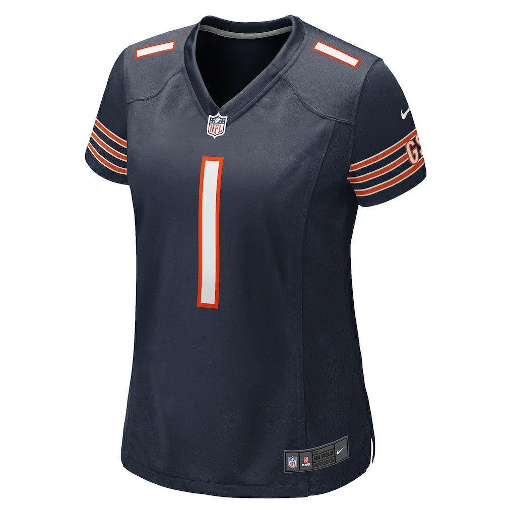 Chicago Bears Number 1 Bride  Women's Game Jersey | NFL Online