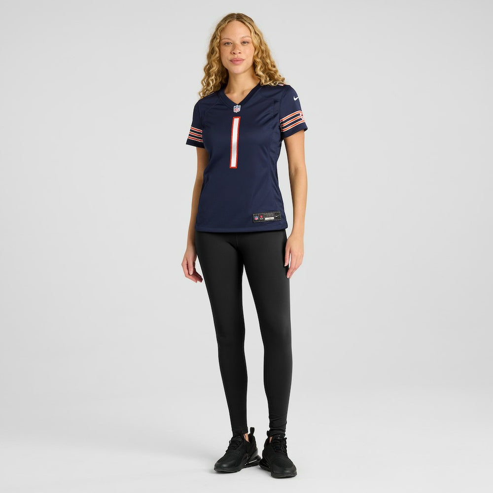 Chicago Bears Number 1 Bride  Women's Game Jersey | NFL Online