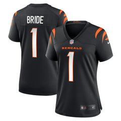 Cincinnati Bengals Number 1 Bride  Women's Game Jersey | NFL Sale