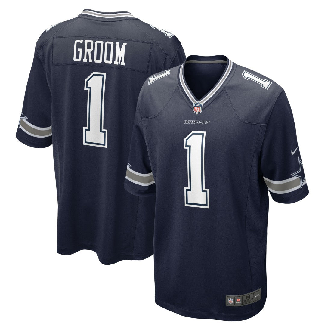 Dallas Cowboys Number 1 Groom  Game Jersey | NFL US