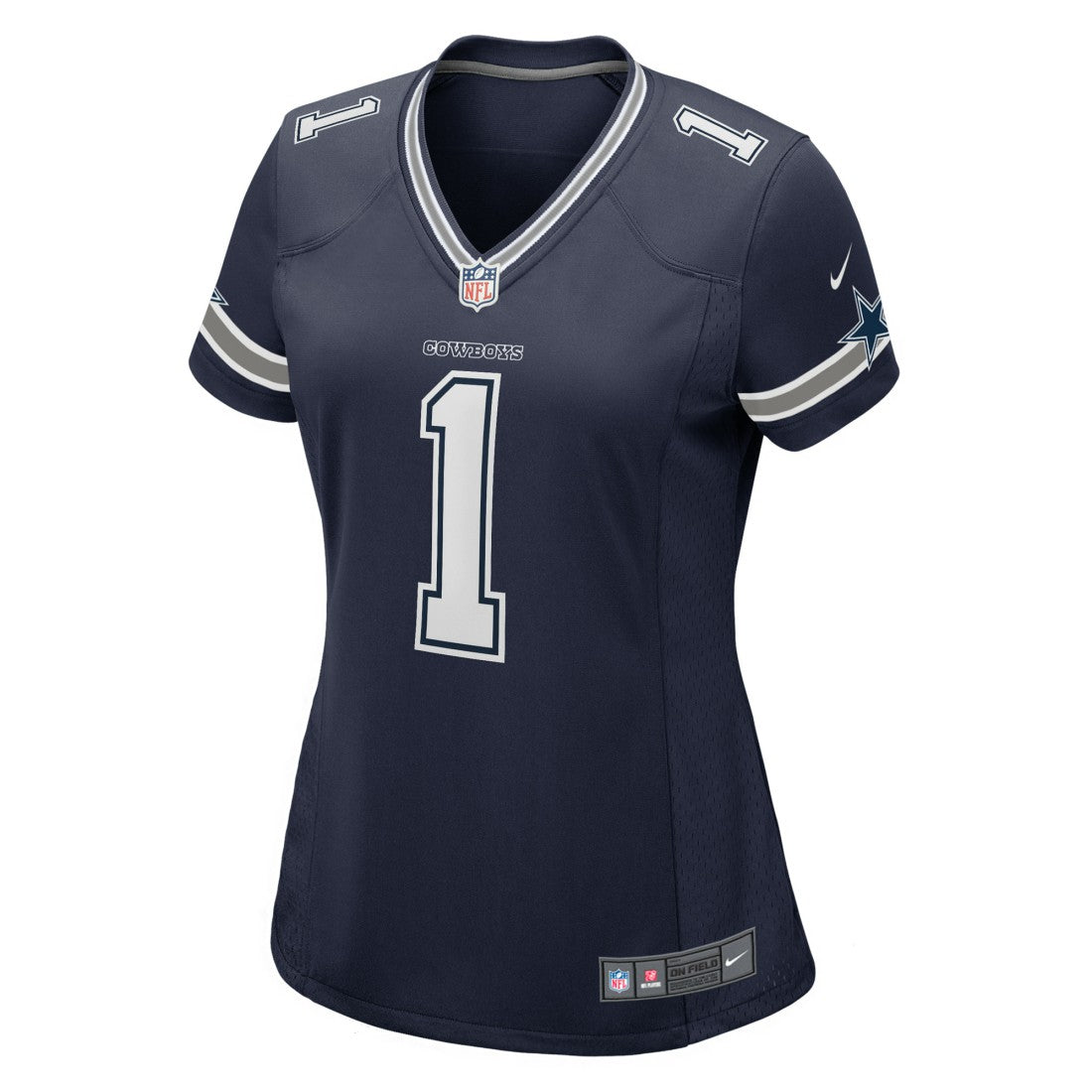 Dallas Cowboys Number 1 Bride  Women's Game Jersey | NFL Outlet