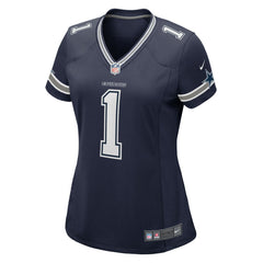Dallas Cowboys Number 1 Bride  Women's Game Jersey | NFL Outlet