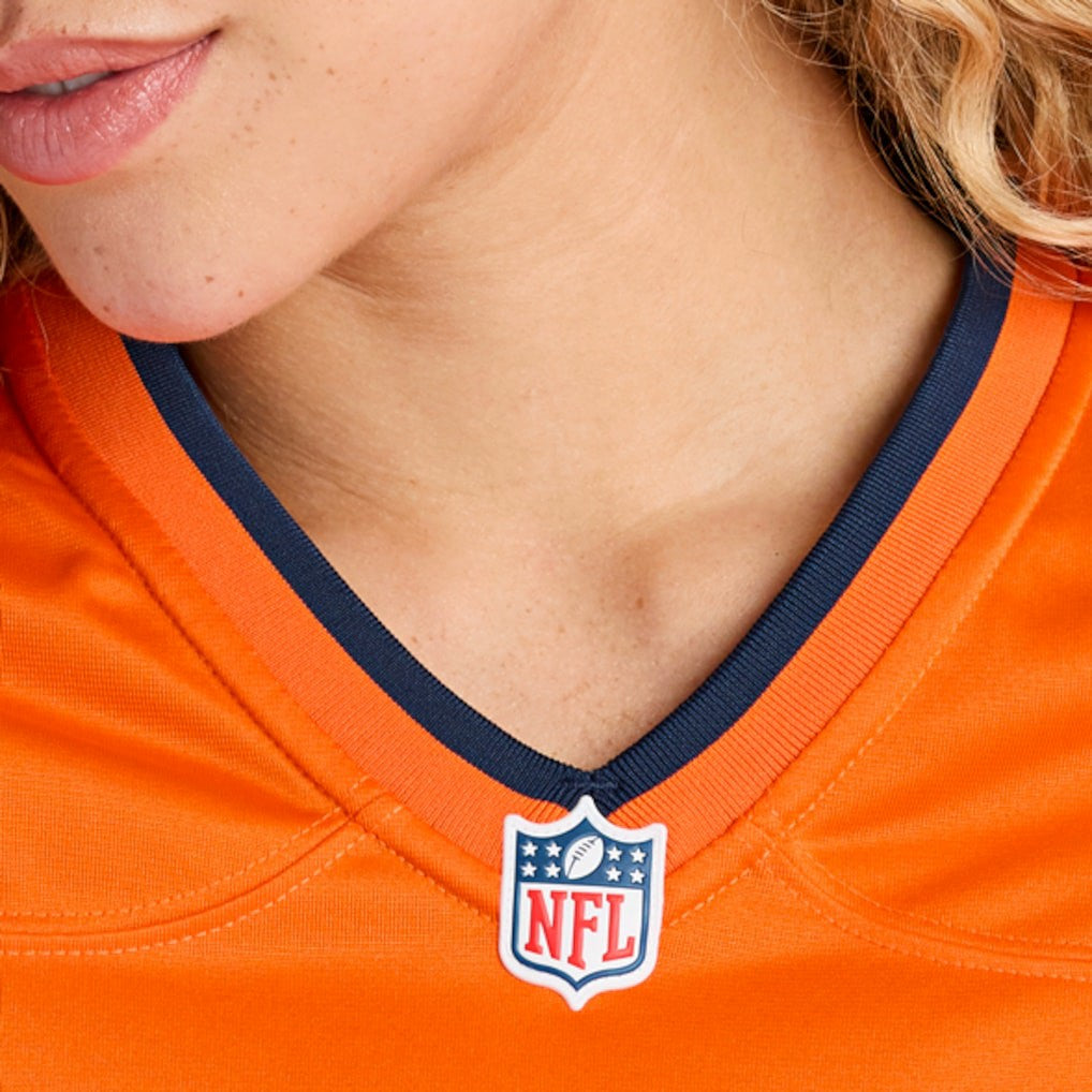 Denver Broncos Number 1 Bride  Women's Game Jersey | NFL Outlet