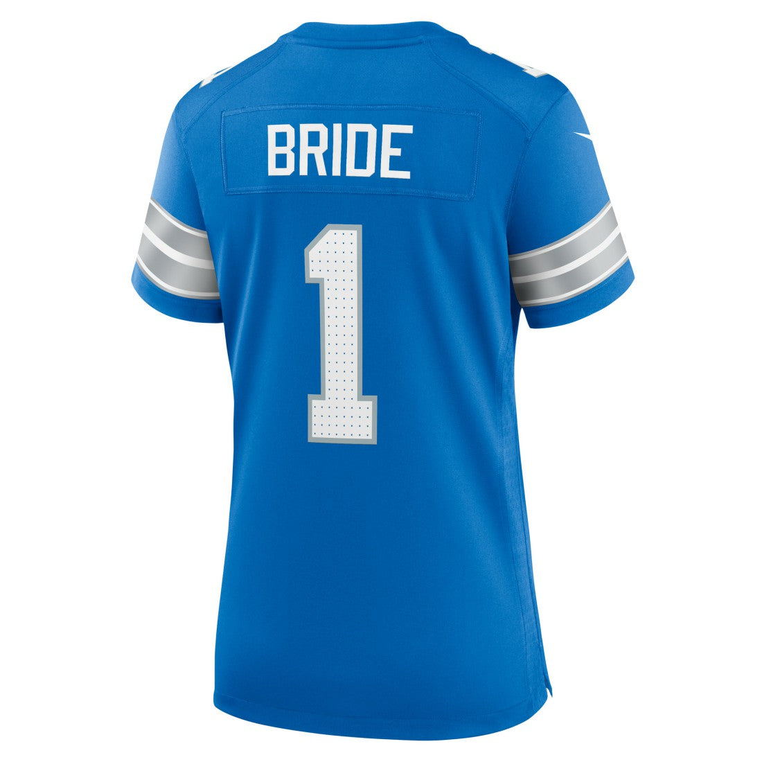 Detroit Lions Number 1 Bride  Women's Game Jersey | NFL Outlet