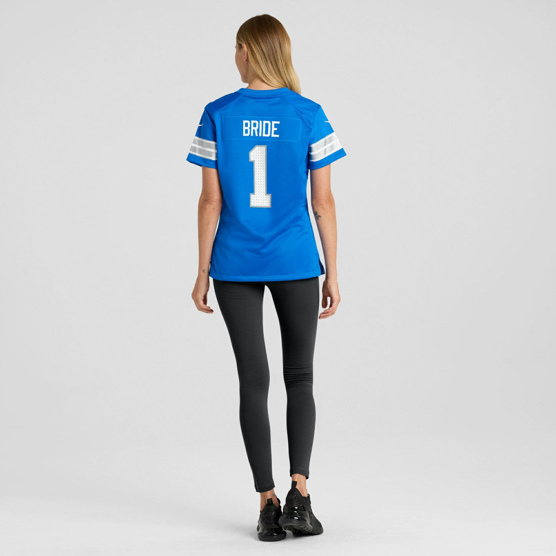 Detroit Lions Number 1 Bride  Women's Game Jersey | NFL Outlet