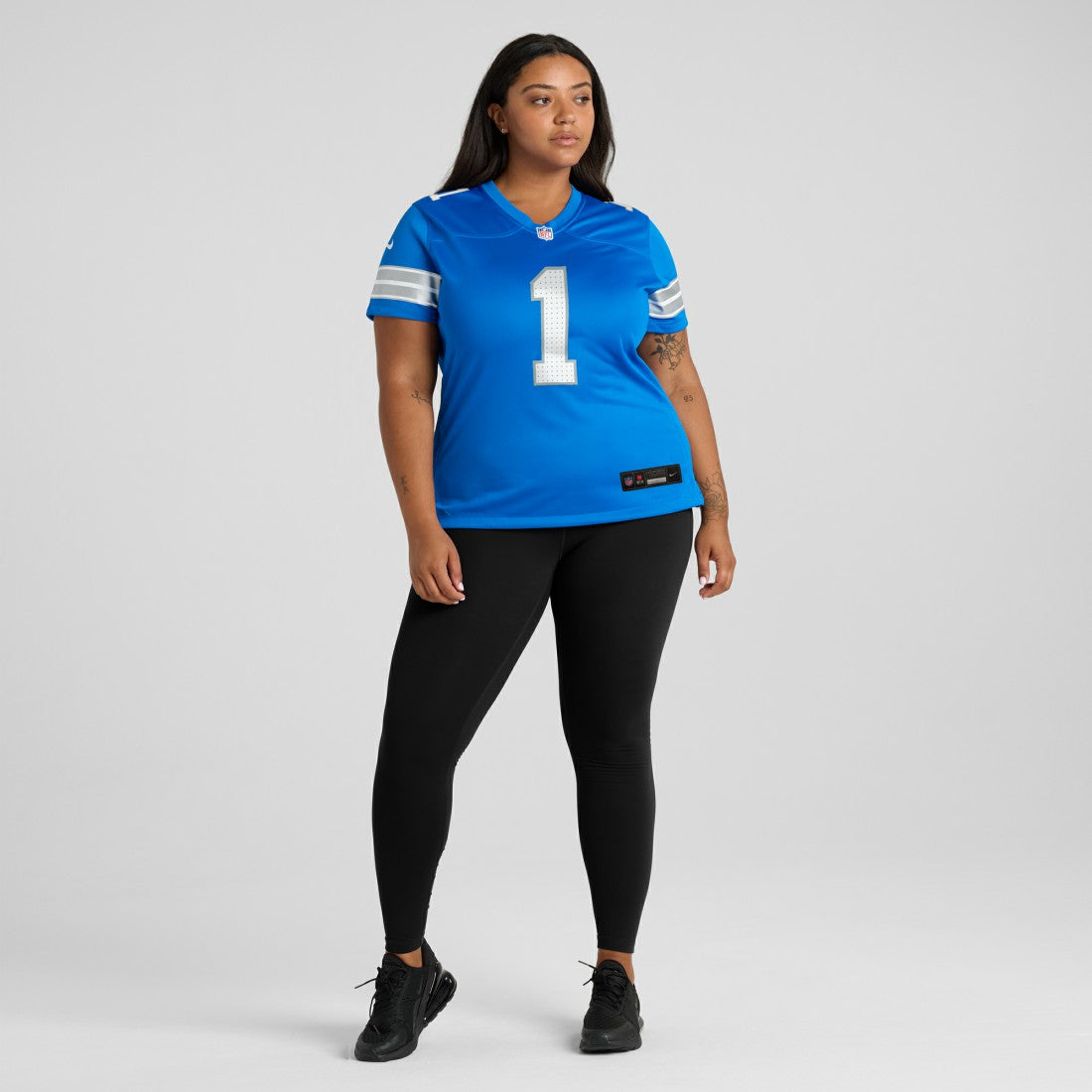 Detroit Lions Number 1 Bride  Women's Game Jersey | NFL Outlet