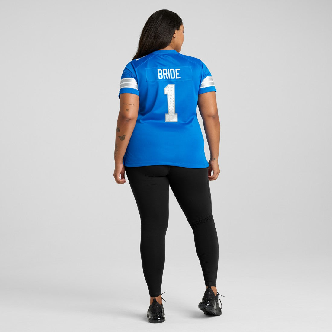 Detroit Lions Number 1 Bride  Women's Game Jersey | NFL Outlet