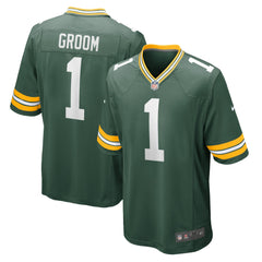 Green Bay Packers Number 1 Groom  Game Jersey | NFL New