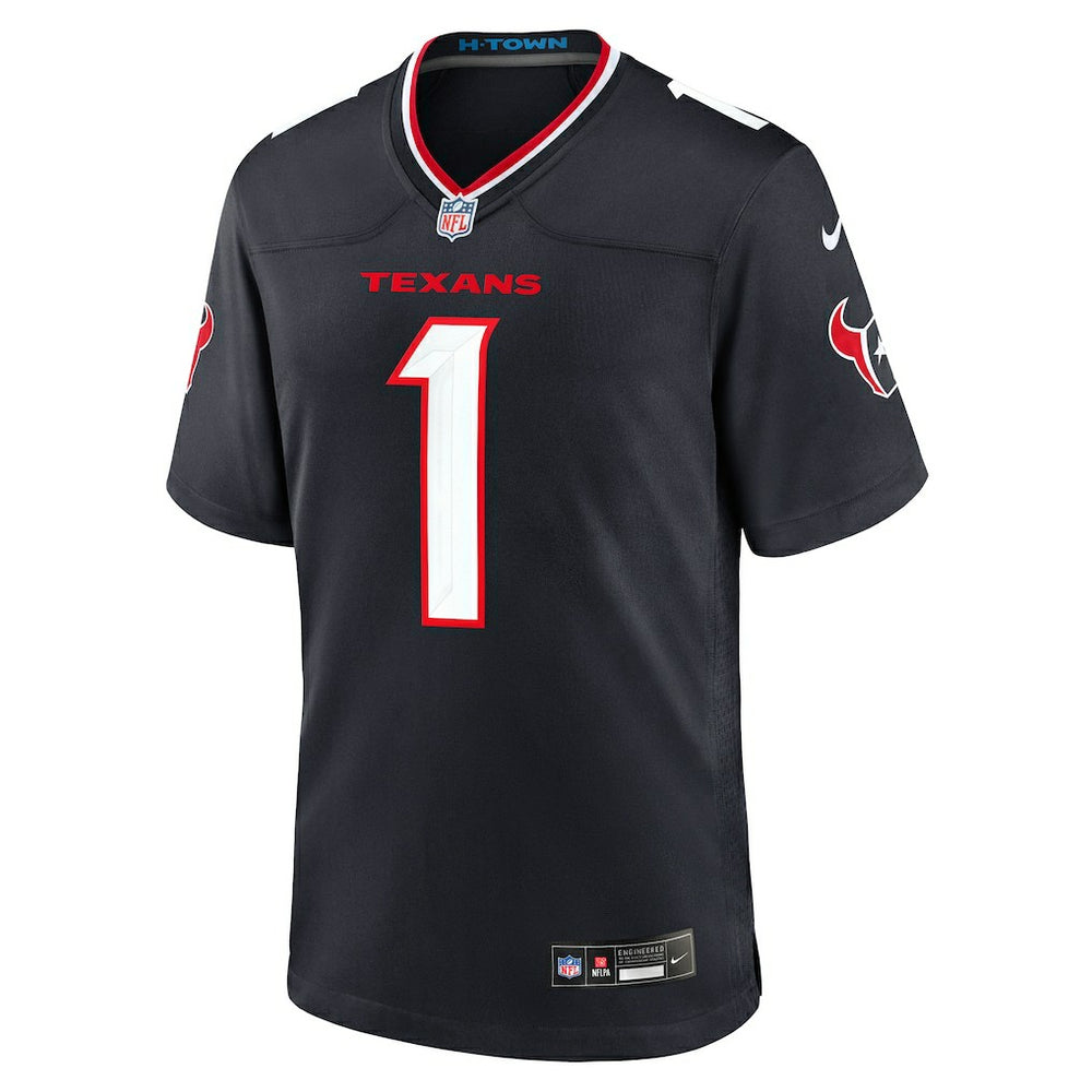 Houston Texans Number 1 Groom  Game Jersey | NFL On sale