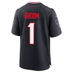 Houston Texans Number 1 Groom  Game Jersey | NFL On sale