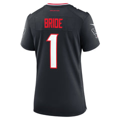 Houston Texans Number 1 Bride  Women's Game Jersey | NFL Sale
