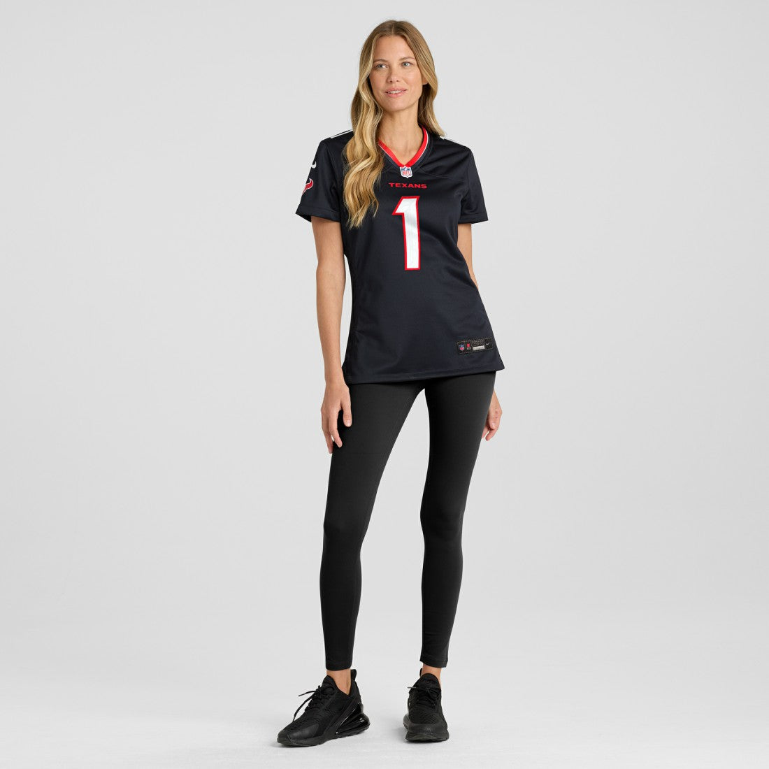 Houston Texans Number 1 Bride  Women's Game Jersey | NFL Sale