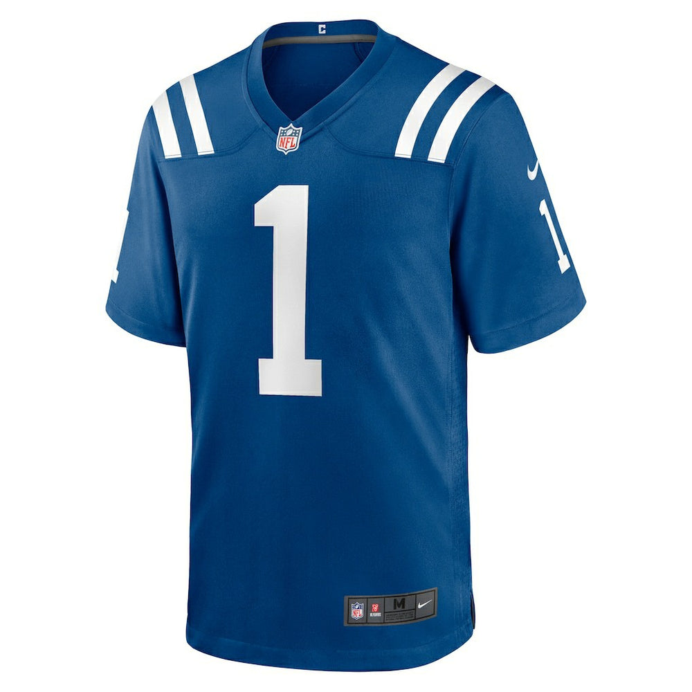 Indianapolis Colts Number 1 Groom  Game Jersey | NFL New