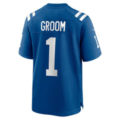 Indianapolis Colts Number 1 Groom  Game Jersey | NFL New
