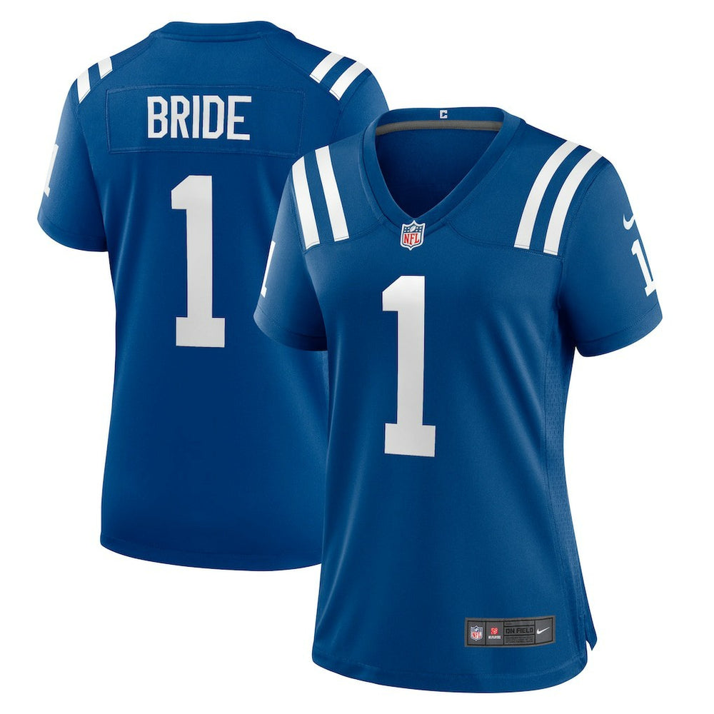 Indianapolis Colts Number 1 Bride  Women's Game Jersey | NFL New
