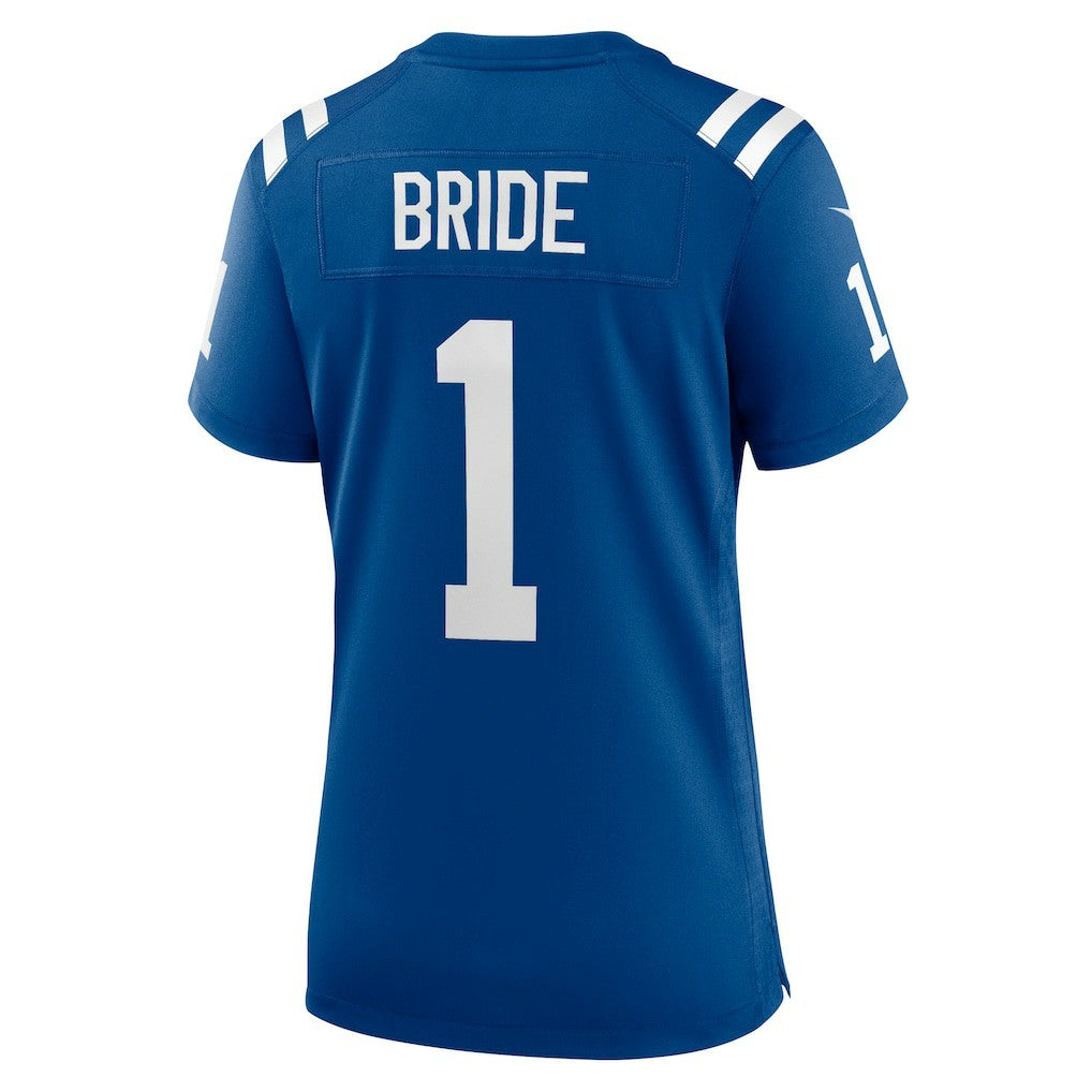Indianapolis Colts Number 1 Bride  Women's Game Jersey | NFL New
