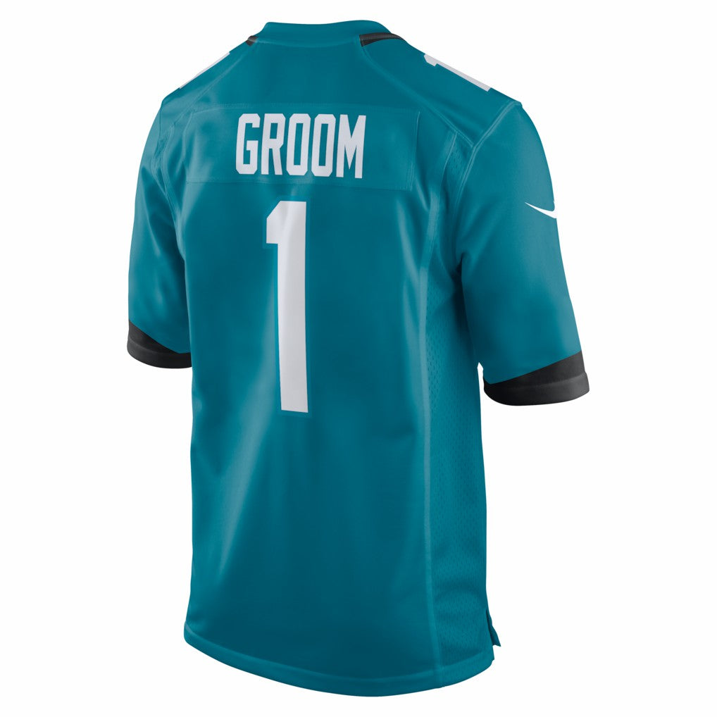 Jacksonville Jaguars Number 1 Groom  Game Jersey | NFL Discount