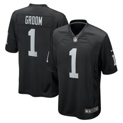 Las Vegas Raiders Number 1 Groom  Game Jersey | NFL Discount