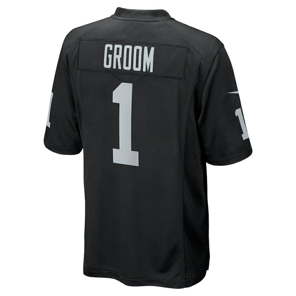 Las Vegas Raiders Number 1 Groom  Game Jersey | NFL Discount