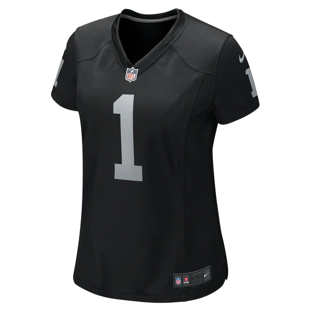 Las Vegas Raiders Number 1 Bride  Women's Game Jersey | NFL Online