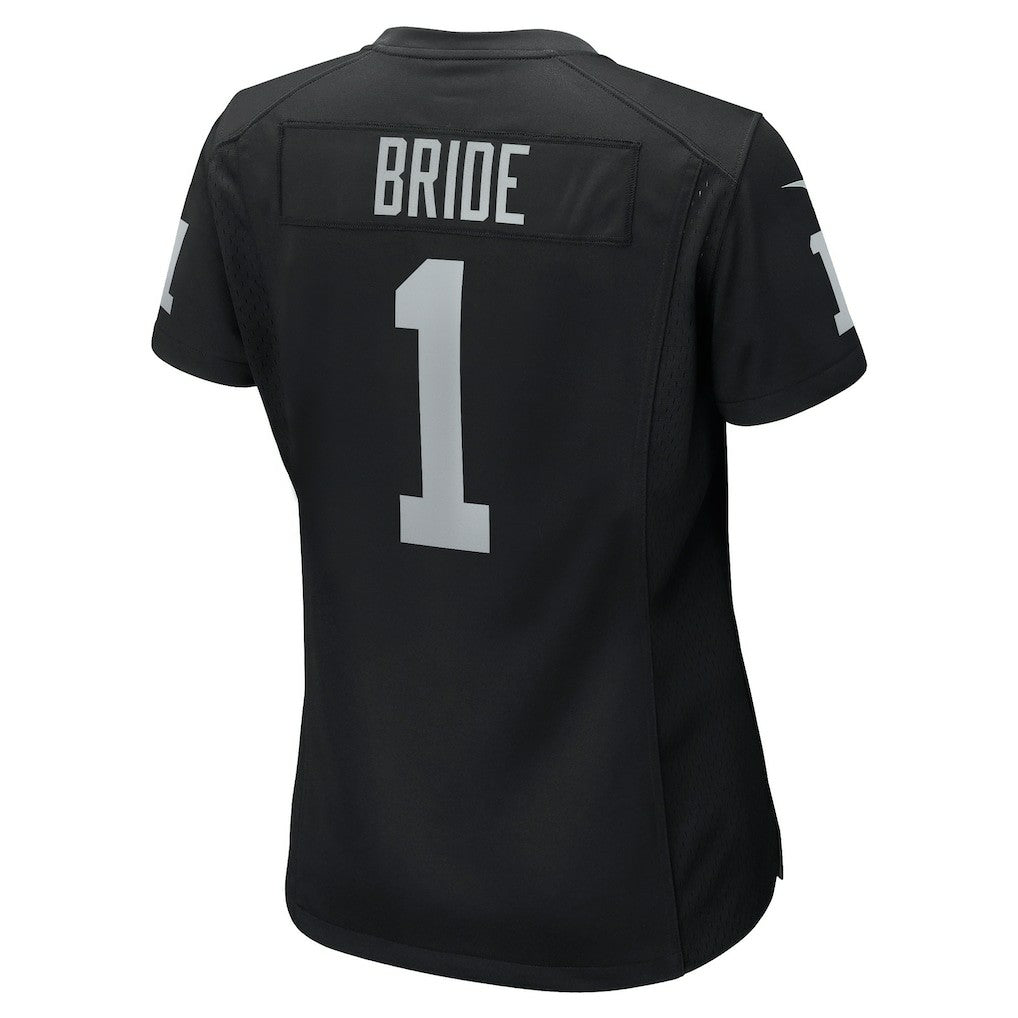 Las Vegas Raiders Number 1 Bride  Women's Game Jersey | NFL Online