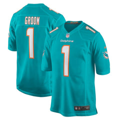 Miami Dolphins Number 1 Groom  Game Jersey | NFL US