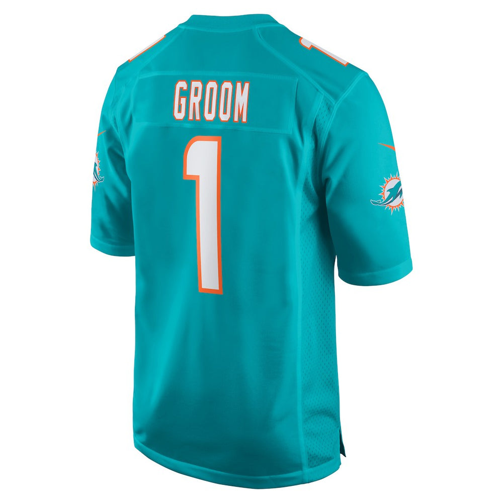Miami Dolphins Number 1 Groom  Game Jersey | NFL US