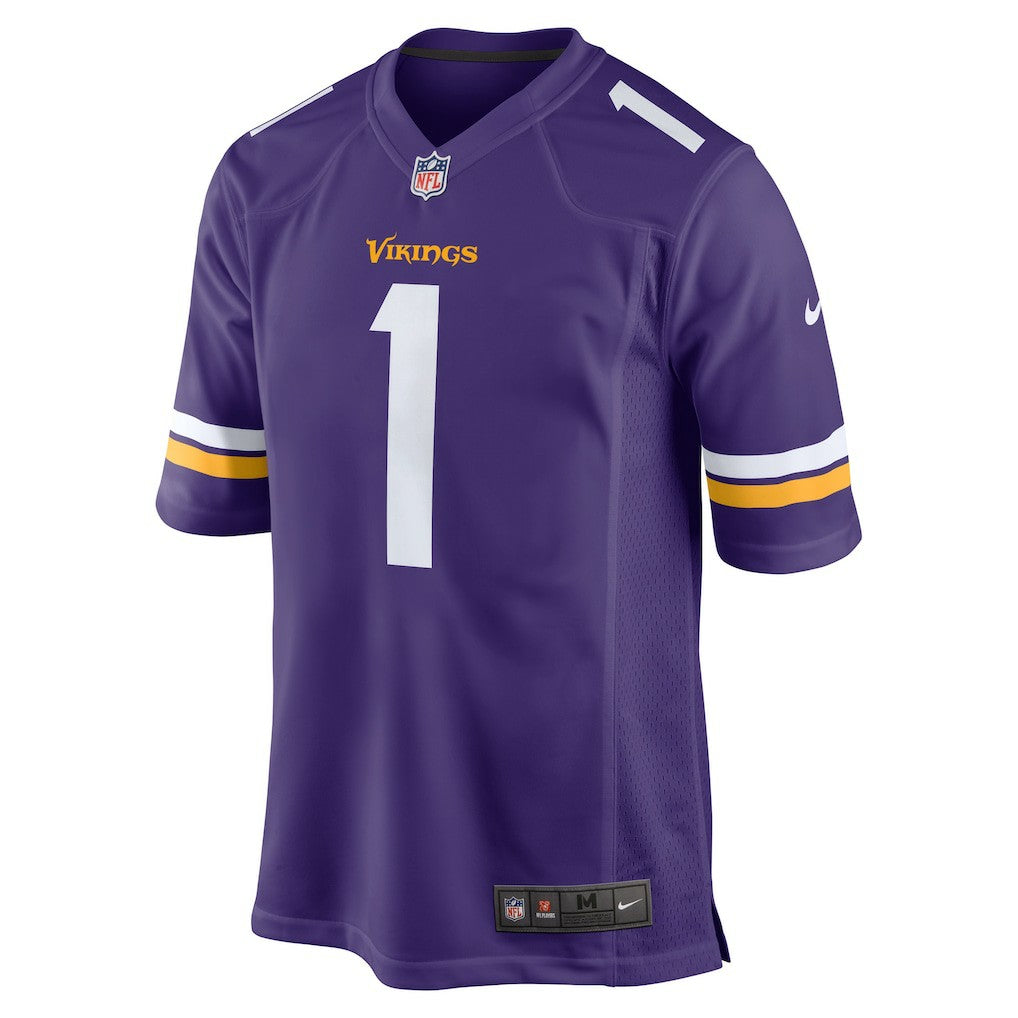 Minnesota Vikings Number 1 Groom  Game Jersey | NFL Online