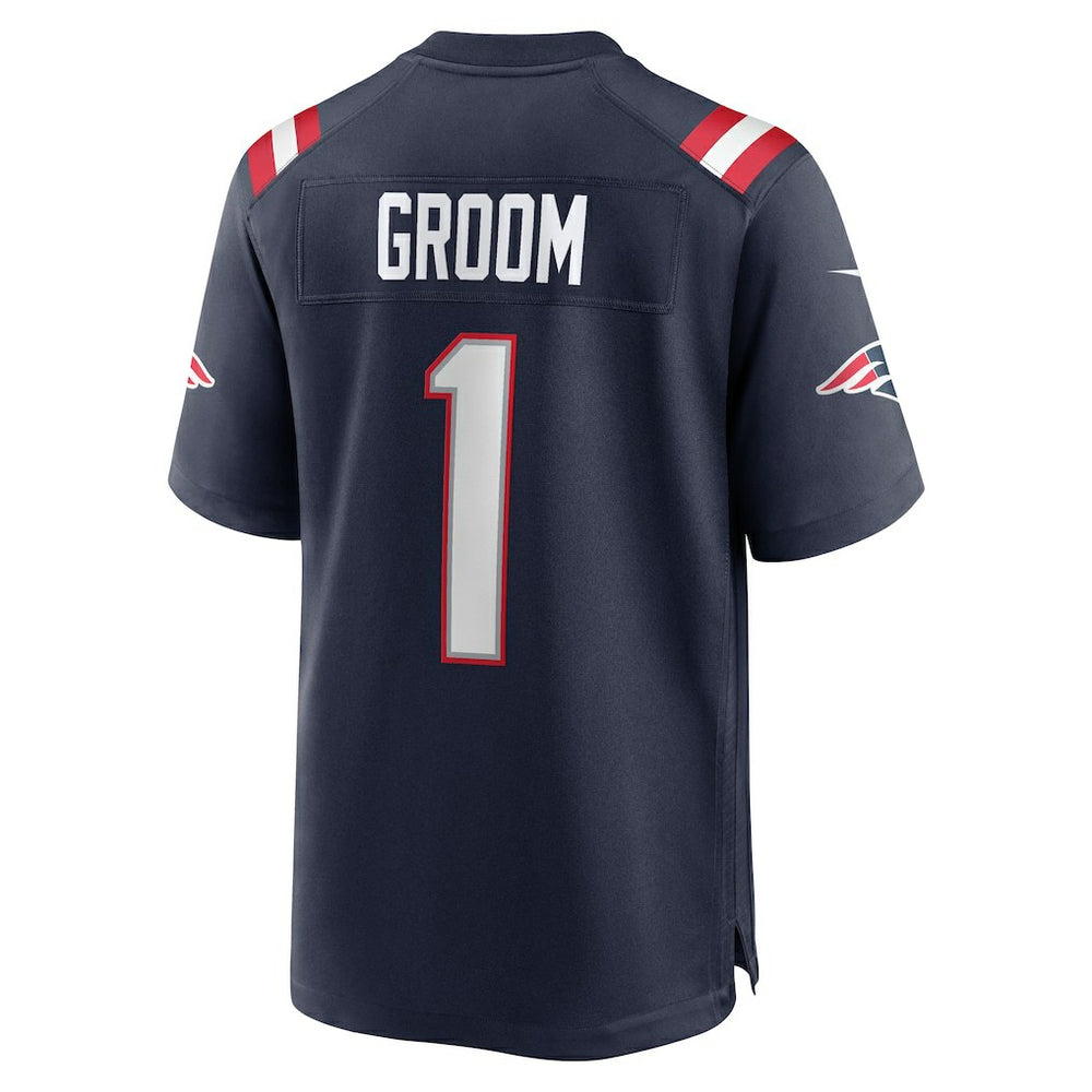 New England Patriots Number 1 Groom  Game Jersey | NFL Sale
