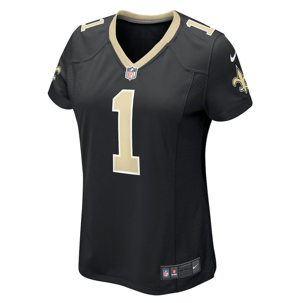 New Orleans Saints Number 1 Bride  Women's Game Jersey | NFL Discount