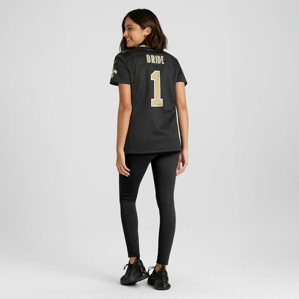 New Orleans Saints Number 1 Bride  Women's Game Jersey | NFL Discount