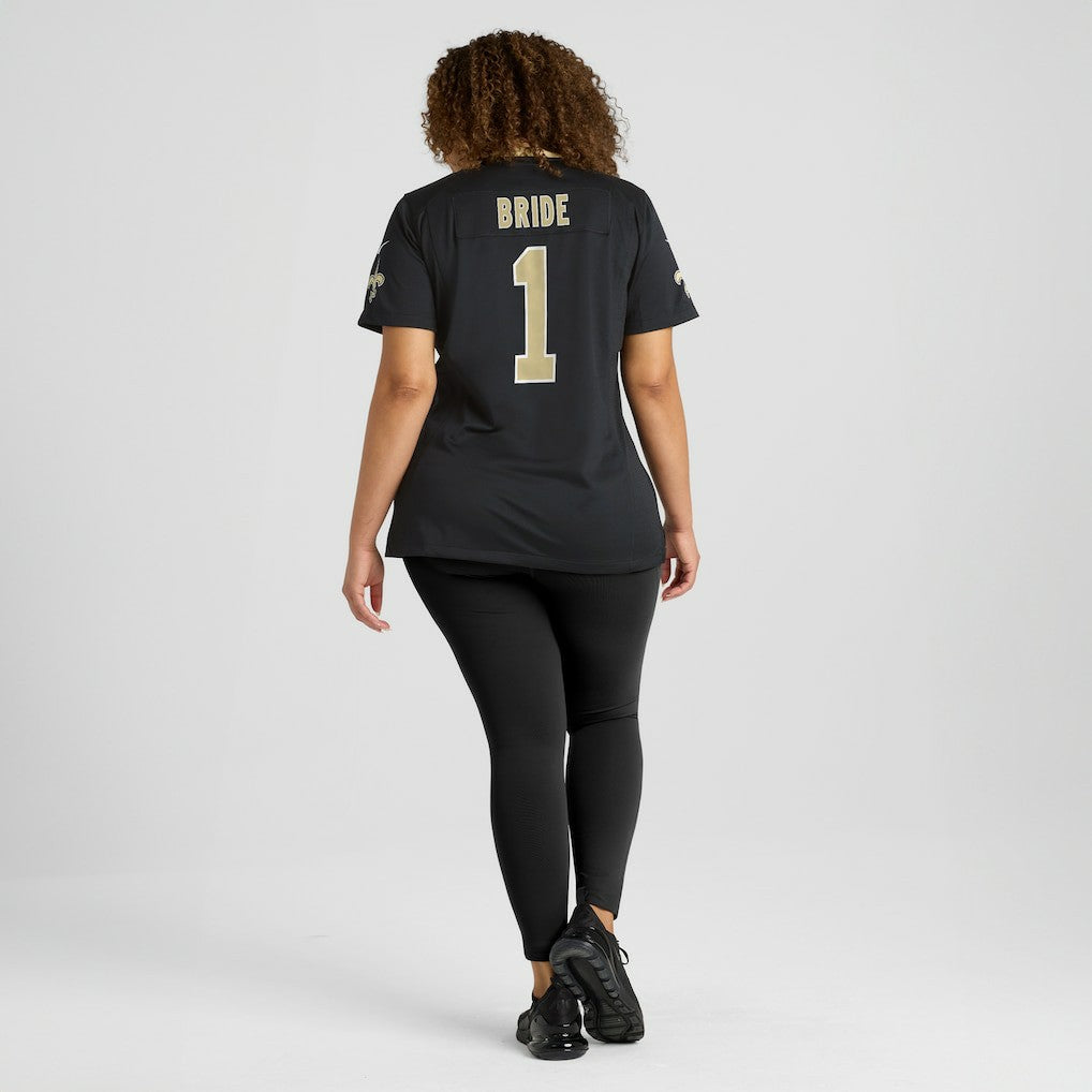 New Orleans Saints Number 1 Bride  Women's Game Jersey | NFL Discount