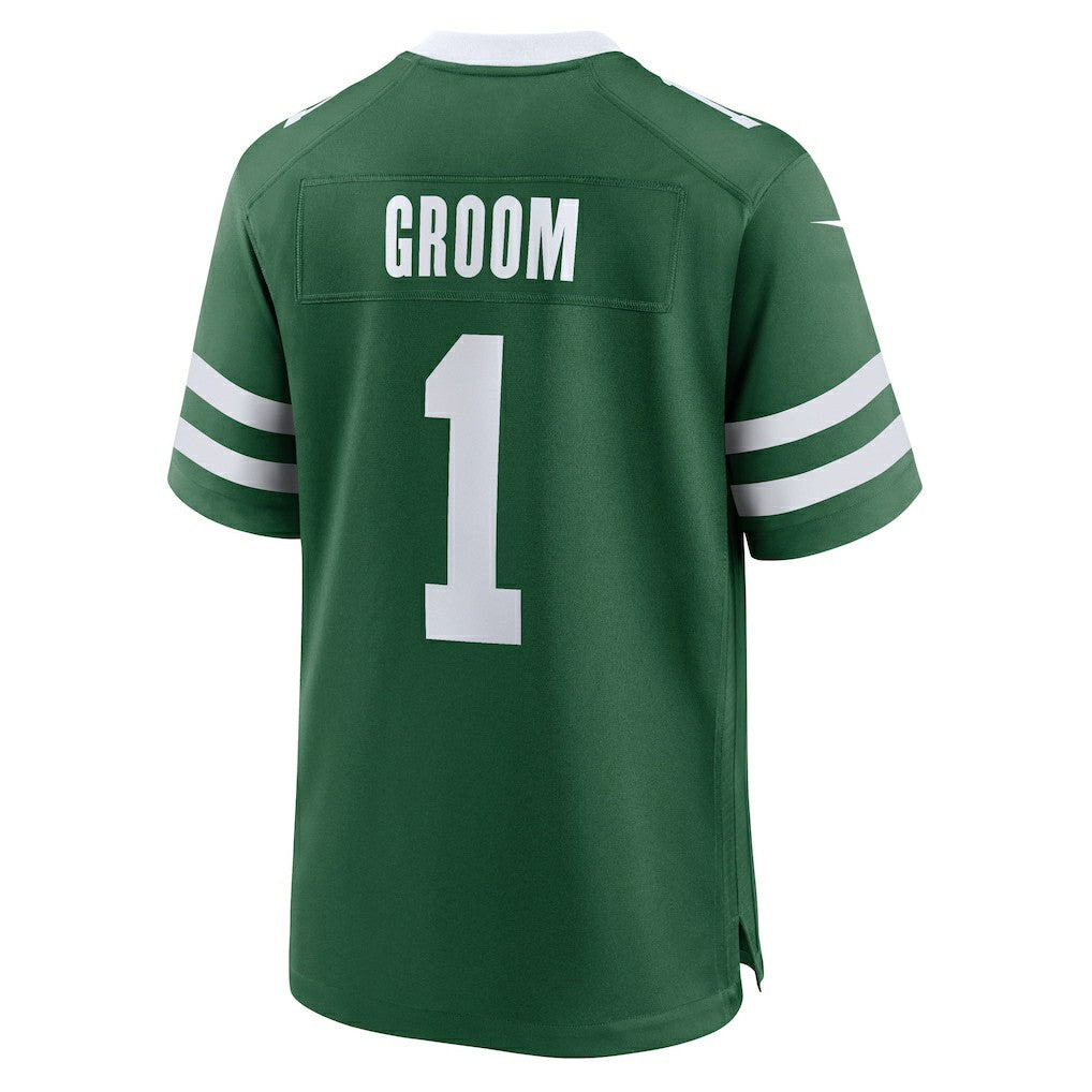 New York Jets Number 1 Groom  Game Jersey | NFL Hot
