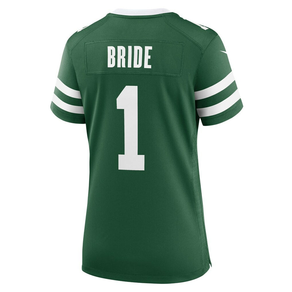 New York Jets Number 1 Bride  Women's Game Jersey | NFL Near me
