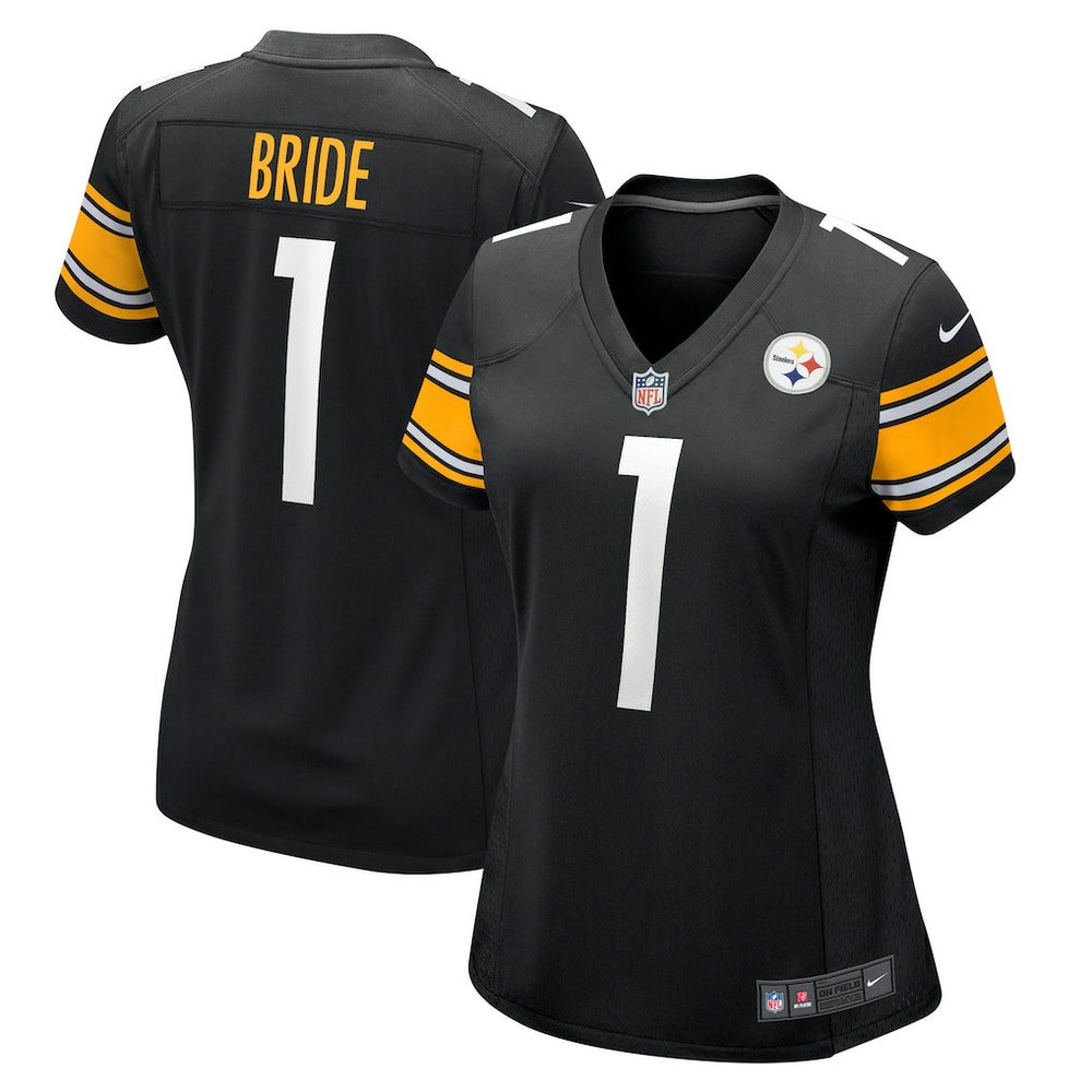 Pittsburgh Steelers Number 1 Bride  Women's Game Jersey | NFL US