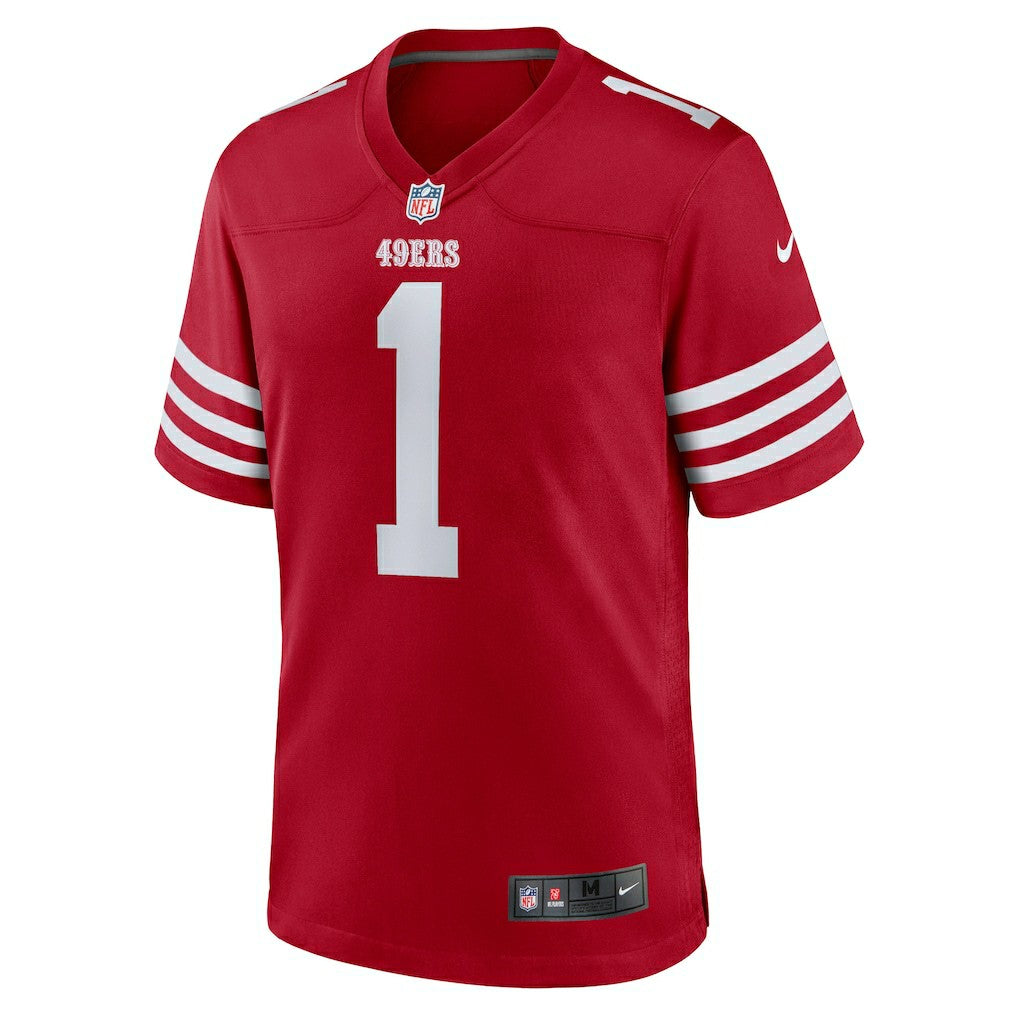 San Francisco 49ers Number 1 Groom  Game Jersey | NFL Sale
