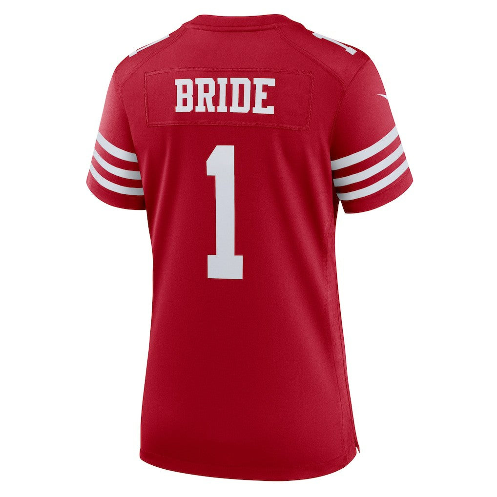 San Francisco 49ers Number 1 Bride  Women's Game Jersey | NFL On sale