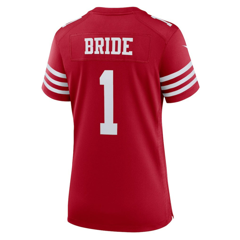 San Francisco 49ers Number 1 Bride  Women's Game Jersey | NFL On sale