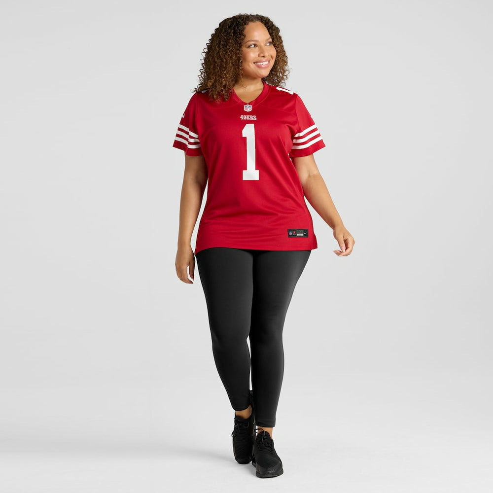San Francisco 49ers Number 1 Bride  Women's Game Jersey | NFL On sale