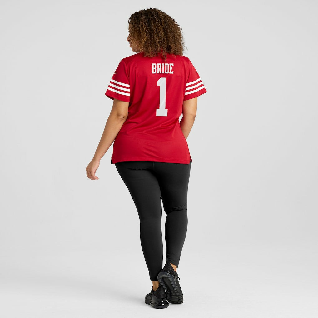 San Francisco 49ers Number 1 Bride  Women's Game Jersey | NFL On sale