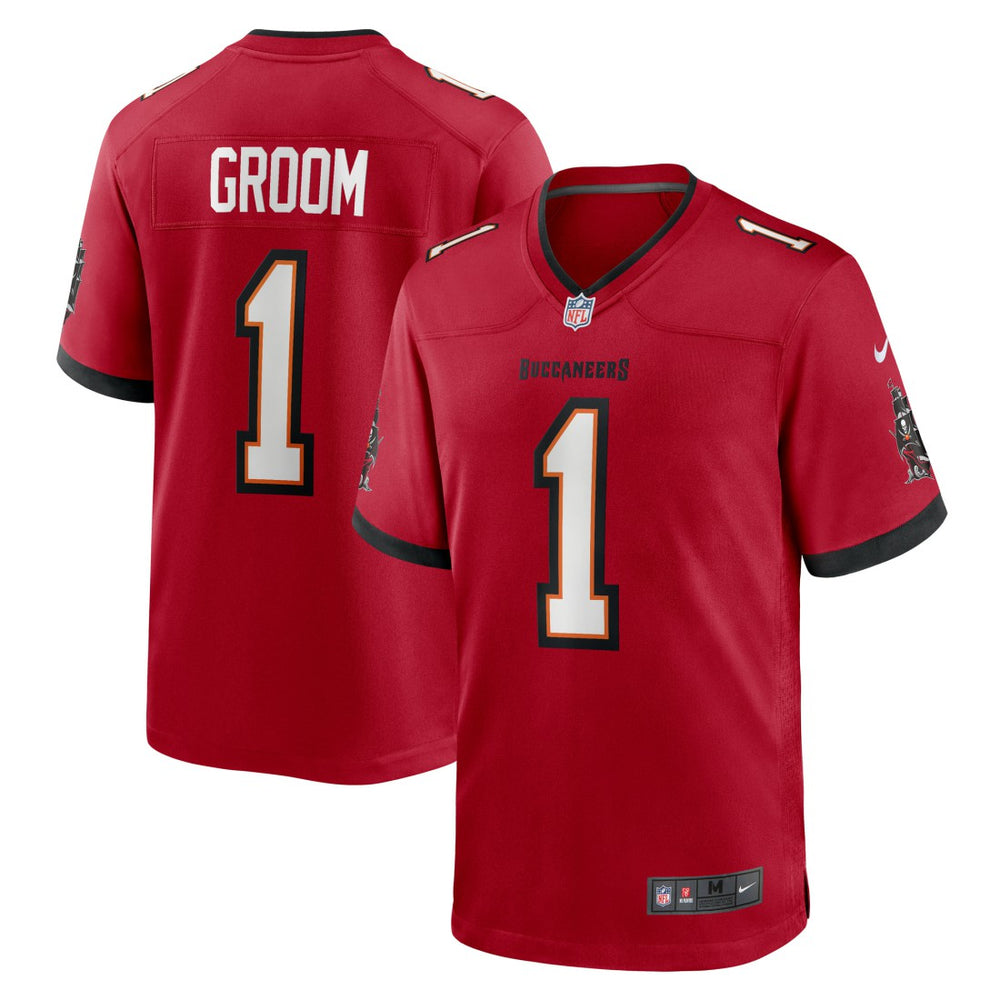 Tampa Bay Buccaneers Number 1 Groom  Game Jersey | NFL New