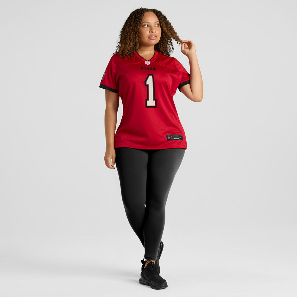 Tampa Bay Buccaneers Number 1 Bride  Women's Game Jersey | NFL On sale