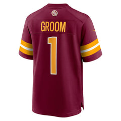 Washington Commanders Number 1 Groom  Game Jersey | NFL Online