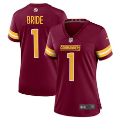 Washington Commanders Number 1 Bride  Women's Game Jersey | NFL Online