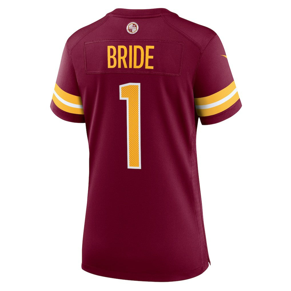 Washington Commanders Number 1 Bride  Women's Game Jersey | NFL Online