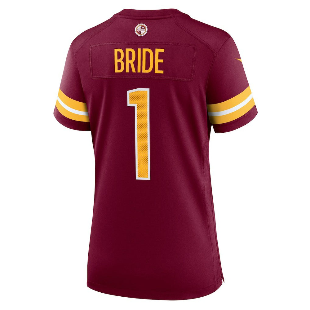 Washington Commanders Number 1 Bride  Women's Game Jersey | NFL Online