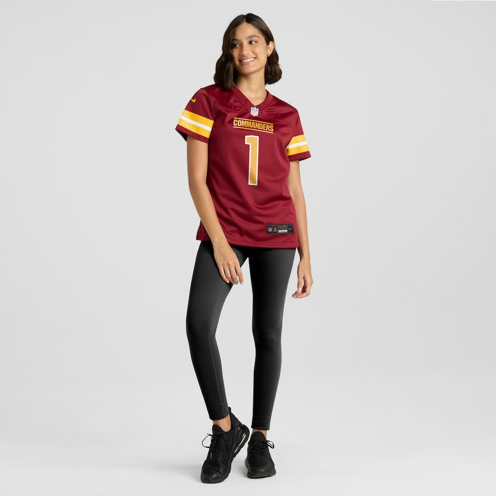 Washington Commanders Number 1 Bride  Women's Game Jersey | NFL Online