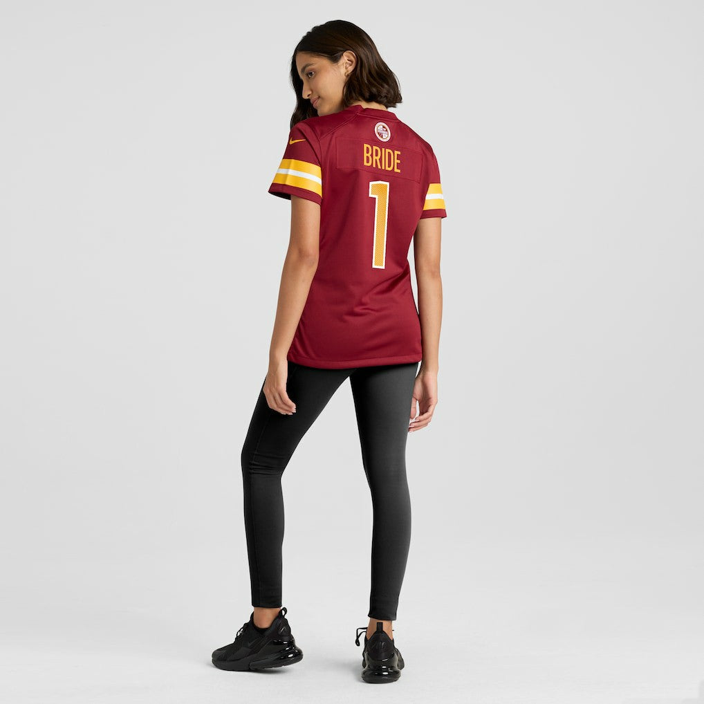 Washington Commanders Number 1 Bride  Women's Game Jersey | NFL Online