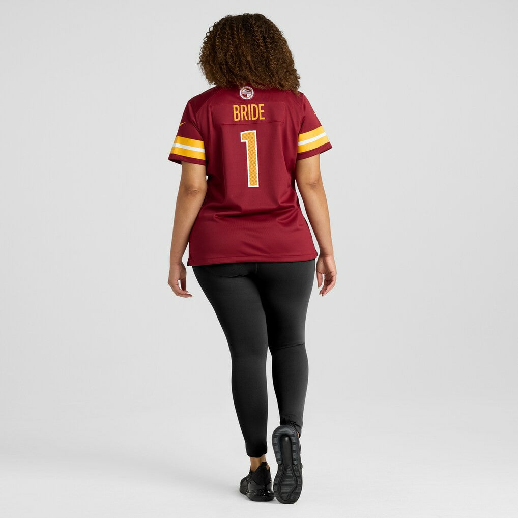Washington Commanders Number 1 Bride  Women's Game Jersey | NFL Online